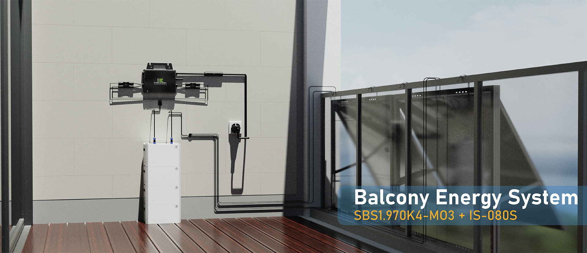 Balcony energy storage system